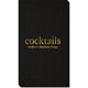 Big Word Cocktails Linen Like Guest Towels Image 2 of 4